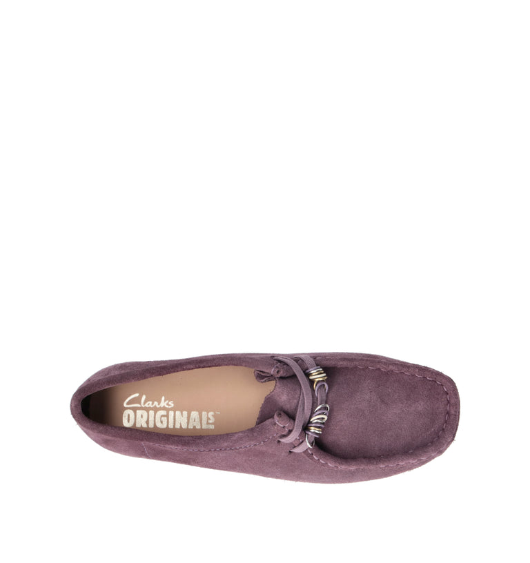 CLARKS ORIGINALS WALLABEE Mocassino donna viola in suede