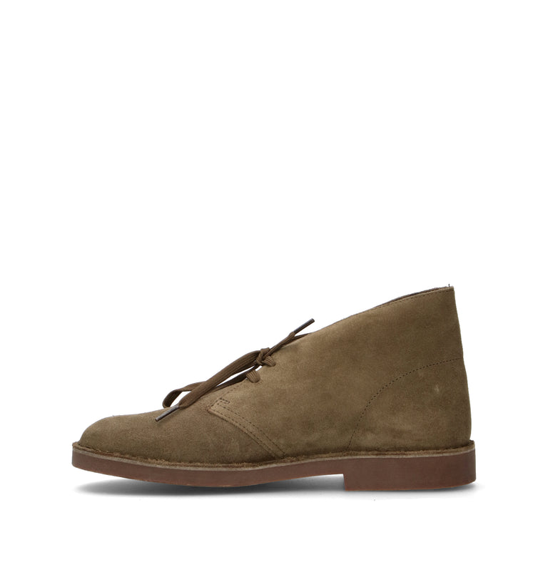 CLARKS EVO DESERT BOOT EVO Polacco uomo oliva in suede