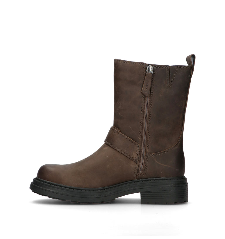 CLARKS CORE ORINOCO 3 BAY Stivale donna  grigio scuro in pelle