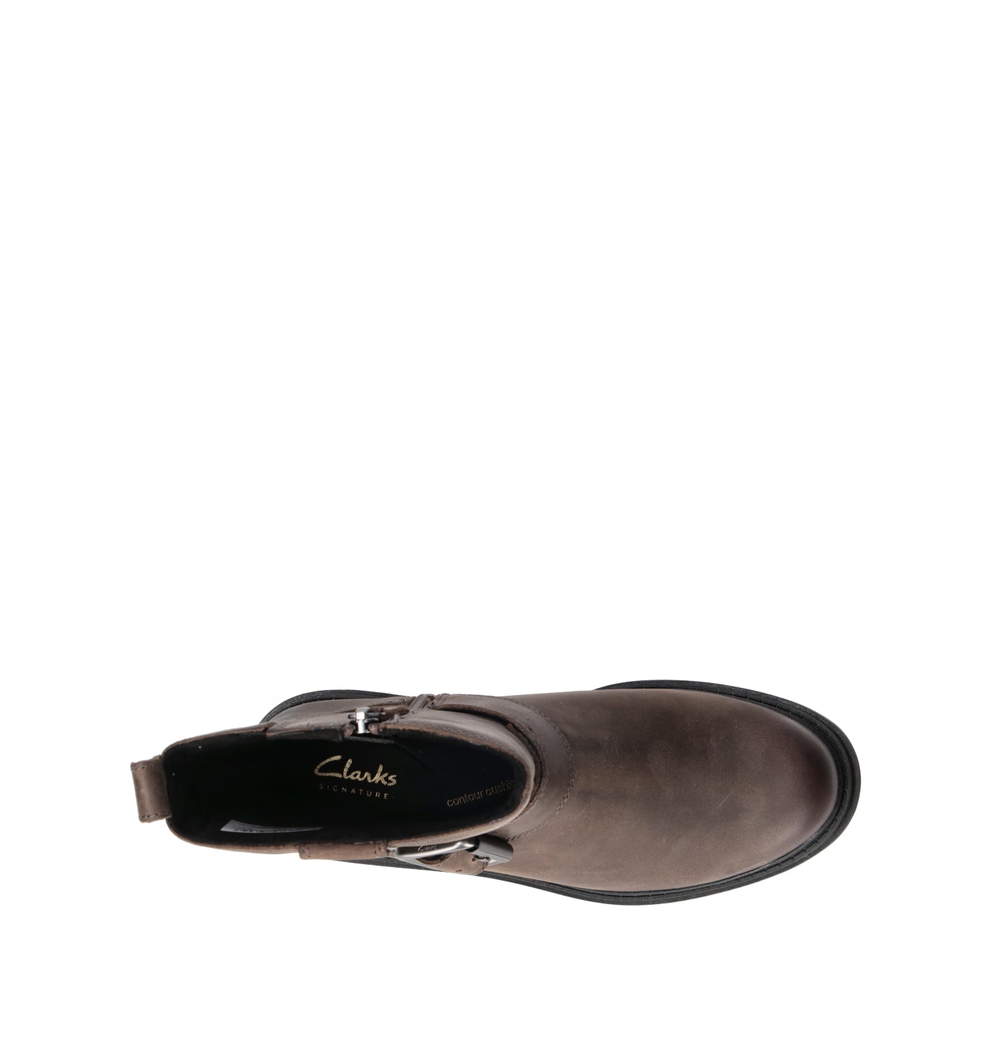 CLARKS CORE ORINOCO 3 BAY Stivale donna  grigio scuro in pelle