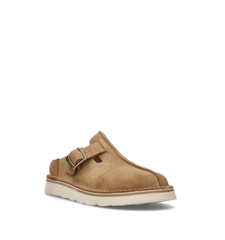 CLARKS CORE SOLSBURY MULE Sabot donna beige in suede