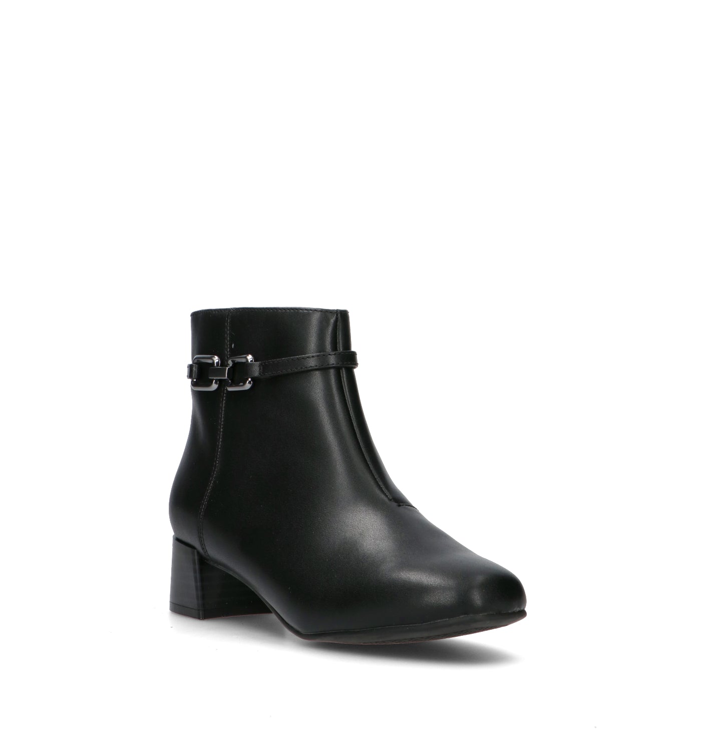 CLARKS ESSENTIALS IRIDESSA AIR Tronchetto donna nero in pelle