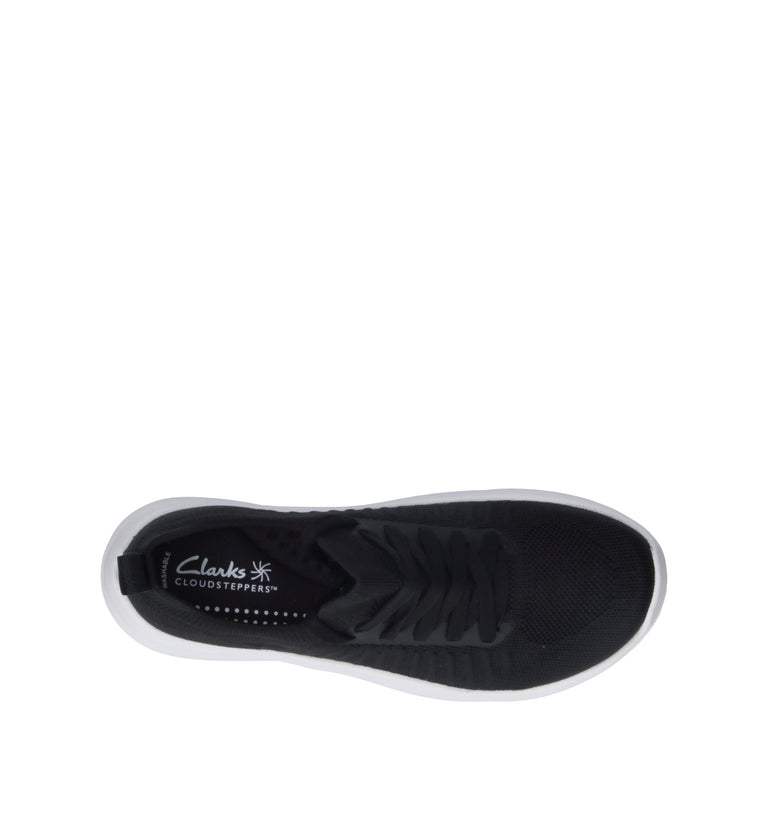 CLARKS ESSENTIALS SOLEVANA LACE Sneaker donna nera