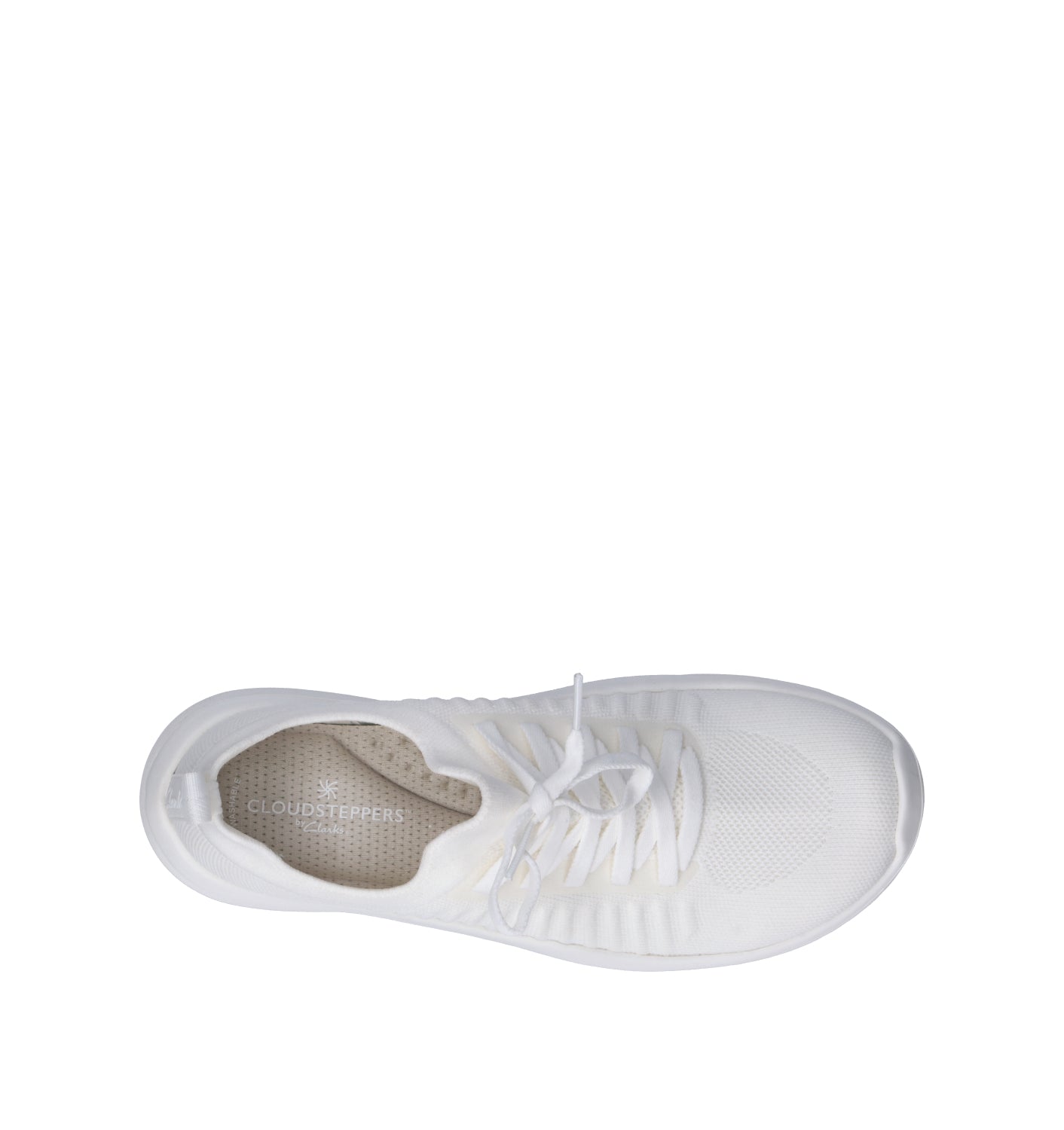 CLARKS ESSENTIALS SOLEVANA LACE Sneaker donna bianca