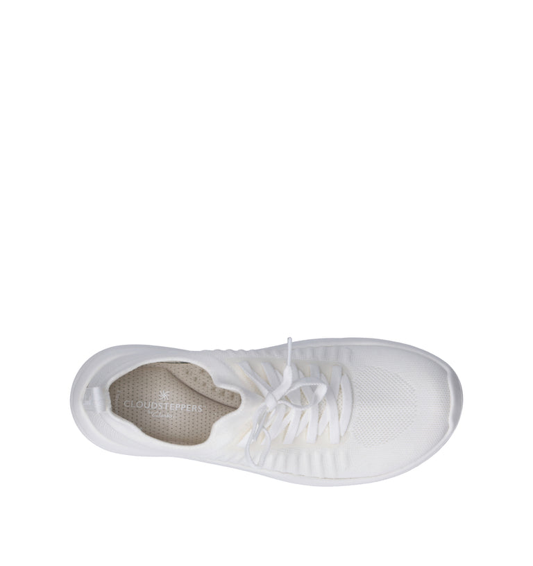 CLARKS ESSENTIALS SOLEVANA LACE Sneaker donna bianca