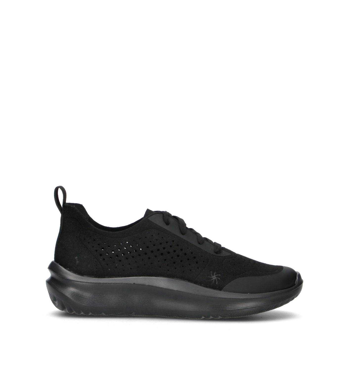CLARKS ESSENTIALS SOLEVANA TIE Sneaker donna nera