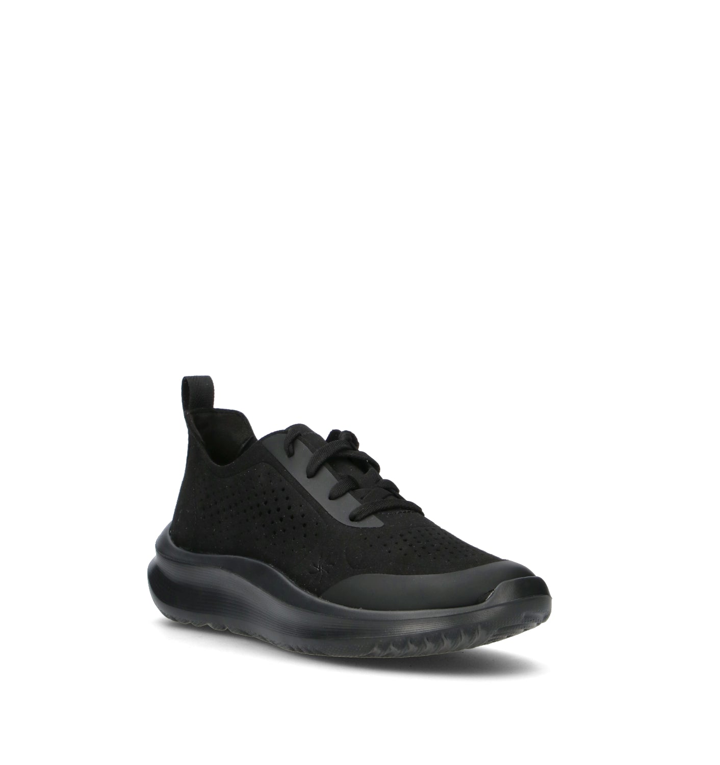 CLARKS ESSENTIALS SOLEVANA TIE Sneaker donna nera