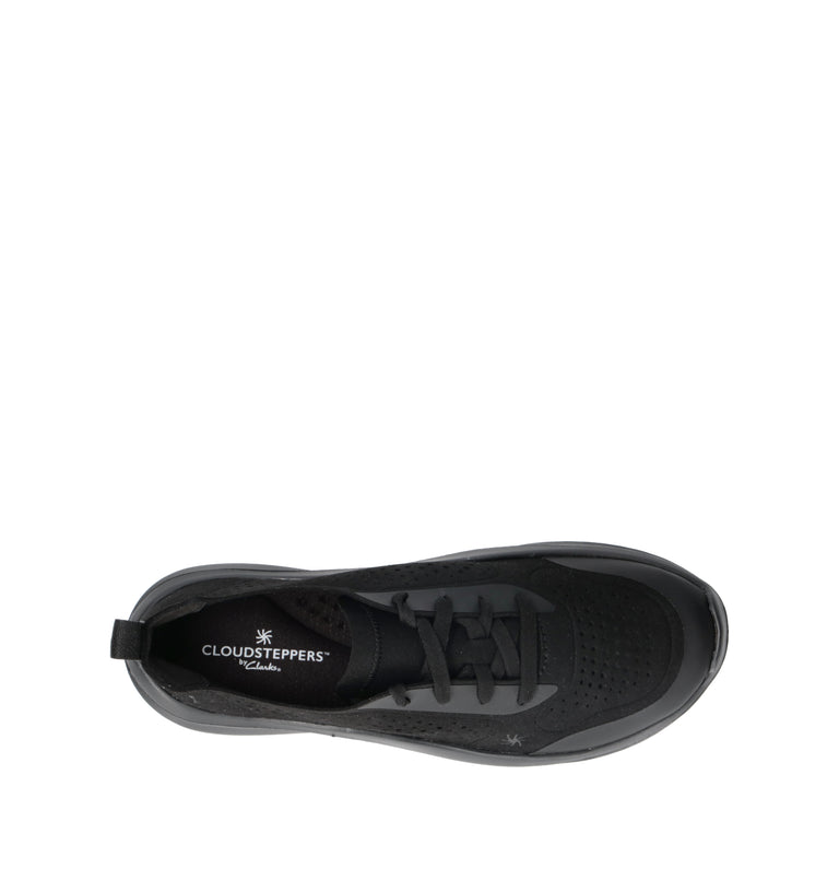 CLARKS ESSENTIALS SOLEVANA TIE Sneaker donna nera