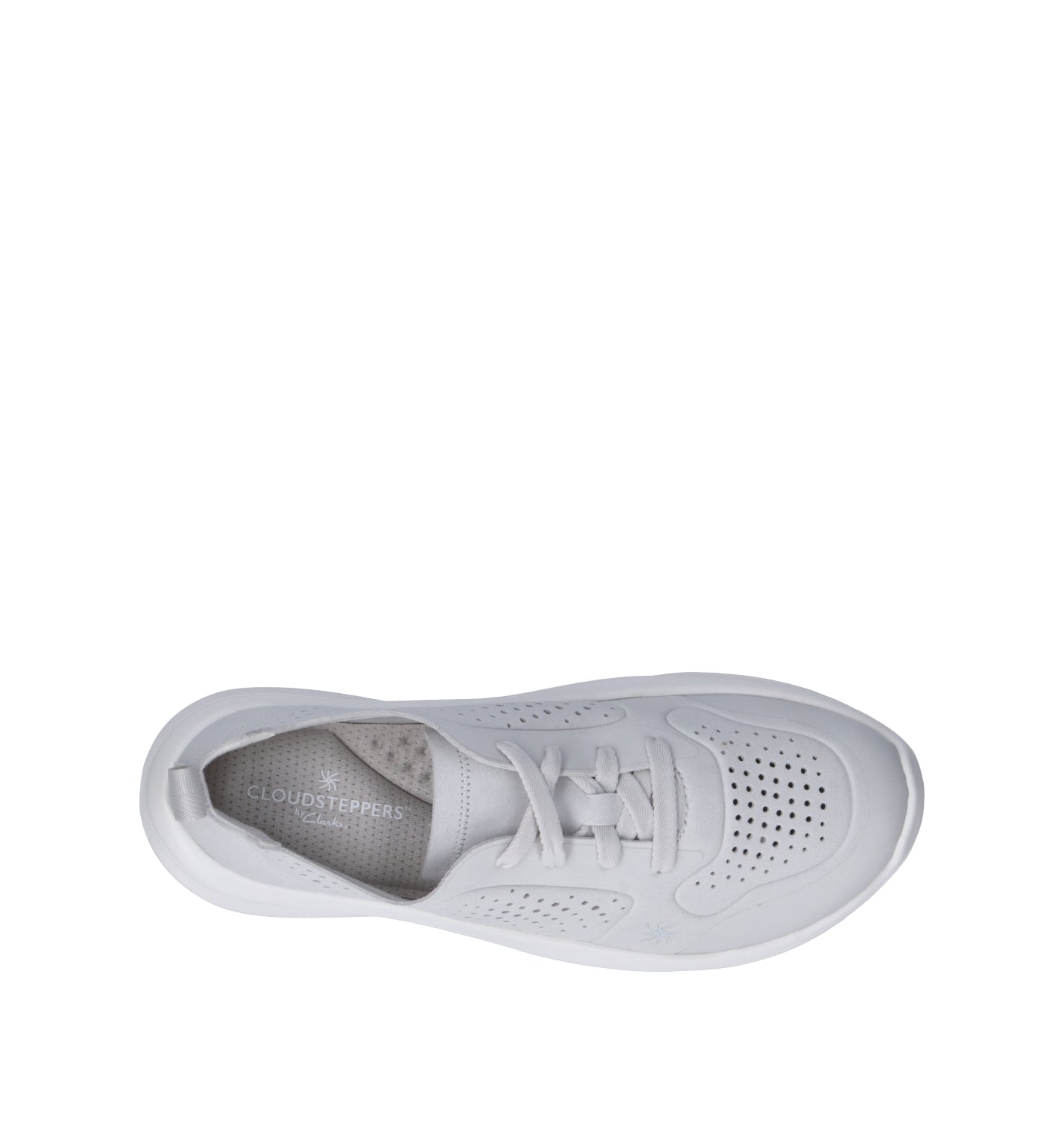 CLARKS ESSENTIALS SOLEVANA TIE Sneaker donna bianca