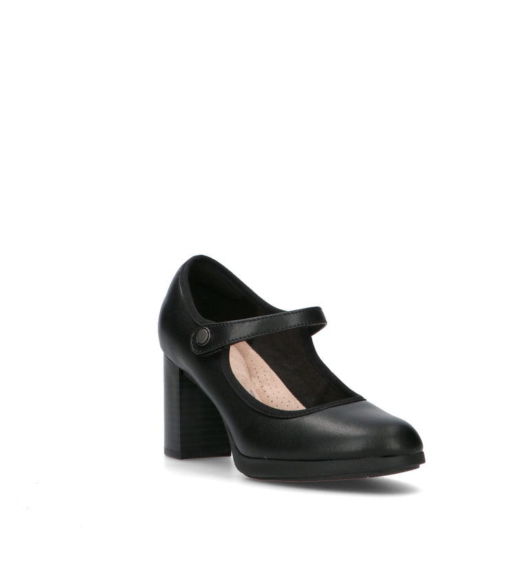 CLARKS ESSENTIALS Décolleté donna nera in pelle