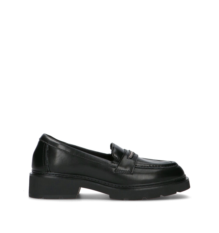 CLARKS ESSENTIALS LAURYL STEP Mocassino donna nero in pelle