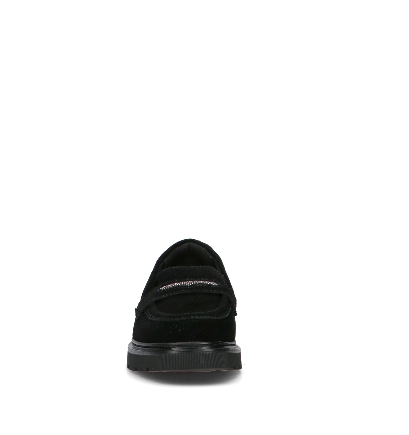 CLARKS ESSENTIALS Mocassino donna nero in suede