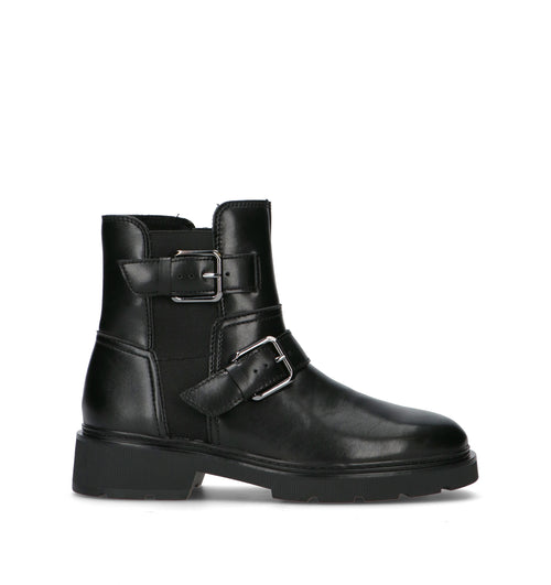 CLARKS ESSENTIALS LAURYL BAY Tronchetto donna nero in pelle