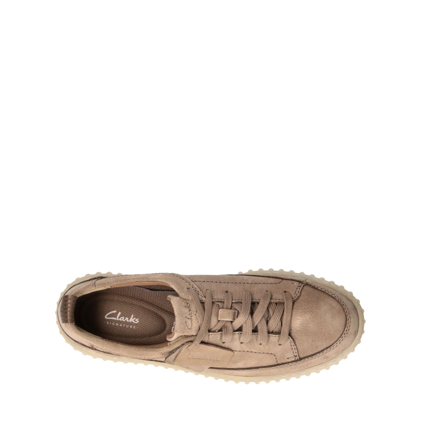 CLARKS CORE TORHILL LACE Sneaker uomo beige in nabuk