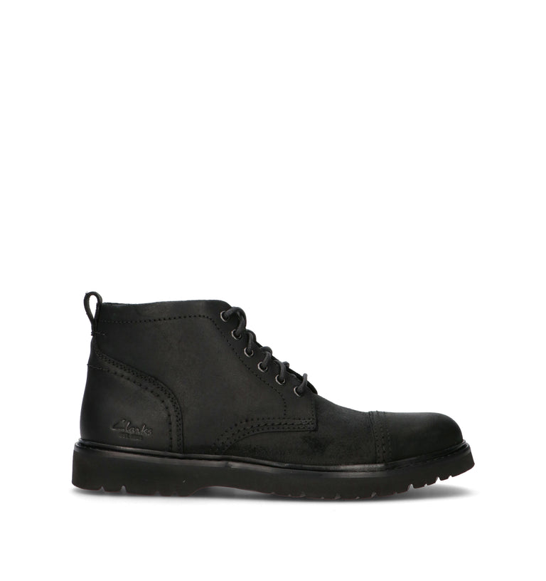 CLARKS ESSENTIALS WELTRIDGE ZIP Polacco uomo nero in pelle