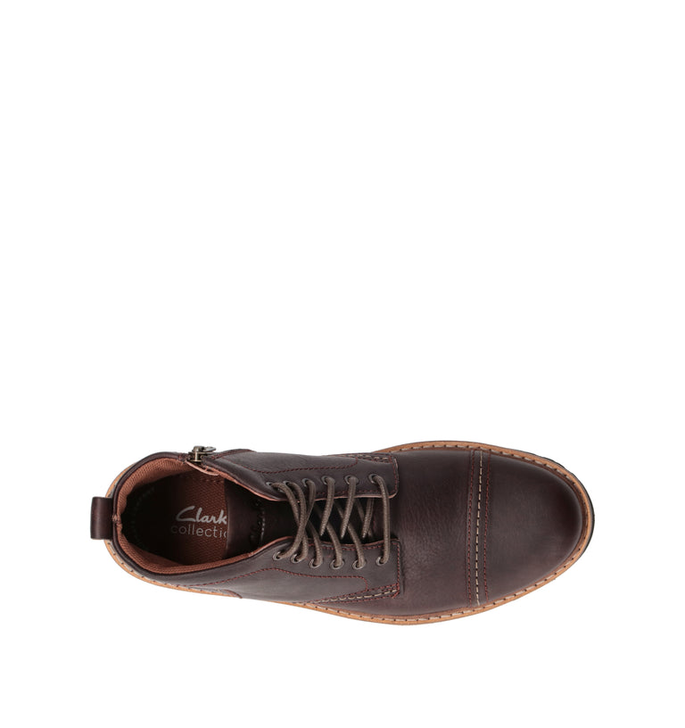 CLARKS ESSENTIALS Polacco uomo marrone in pelle