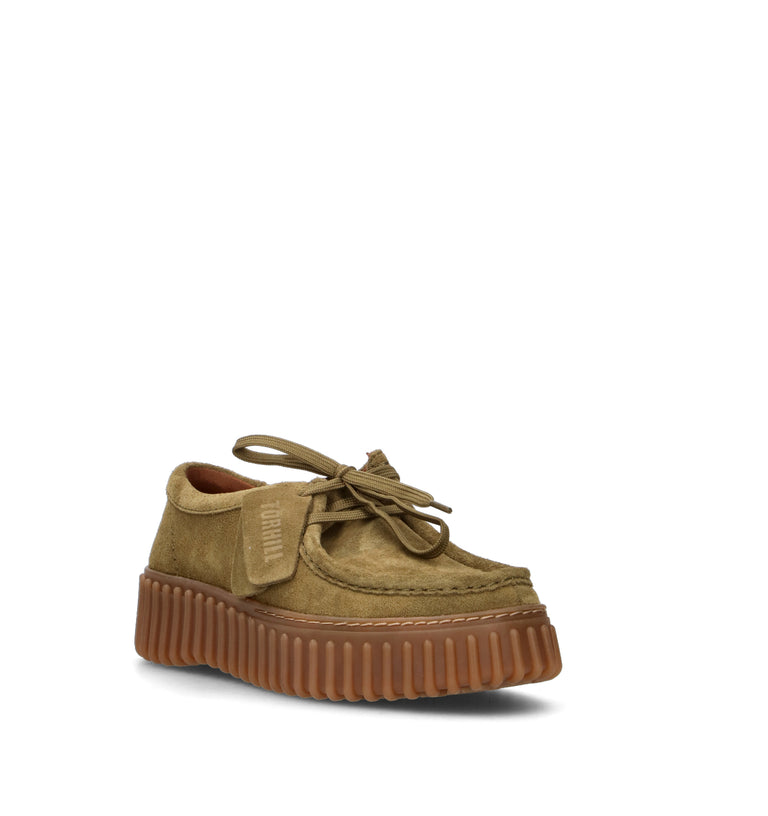 CLARKS CORE TORHILL BEE Mocassino donna oliva in suede