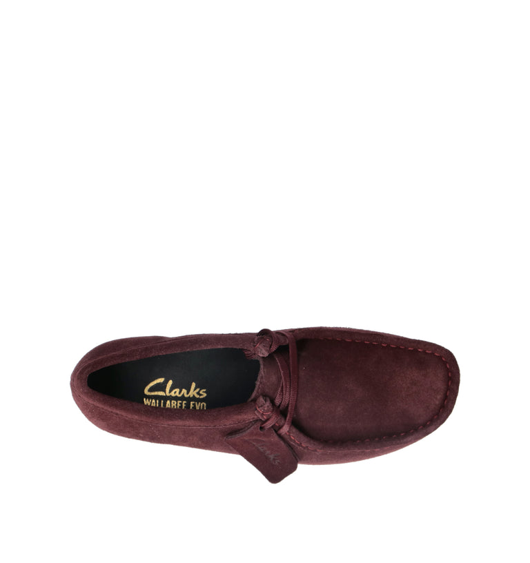 CLARKS EVO WALLABEEEVOSh Mocassino donna bordeaux in suede