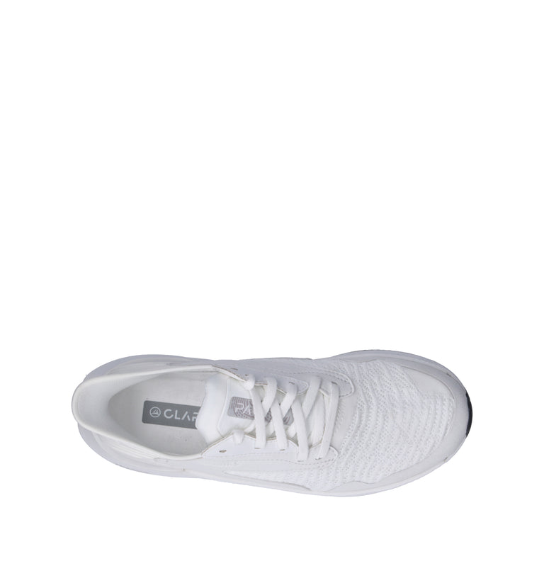 CLARKS CORE PACE Sneaker donna bianca
