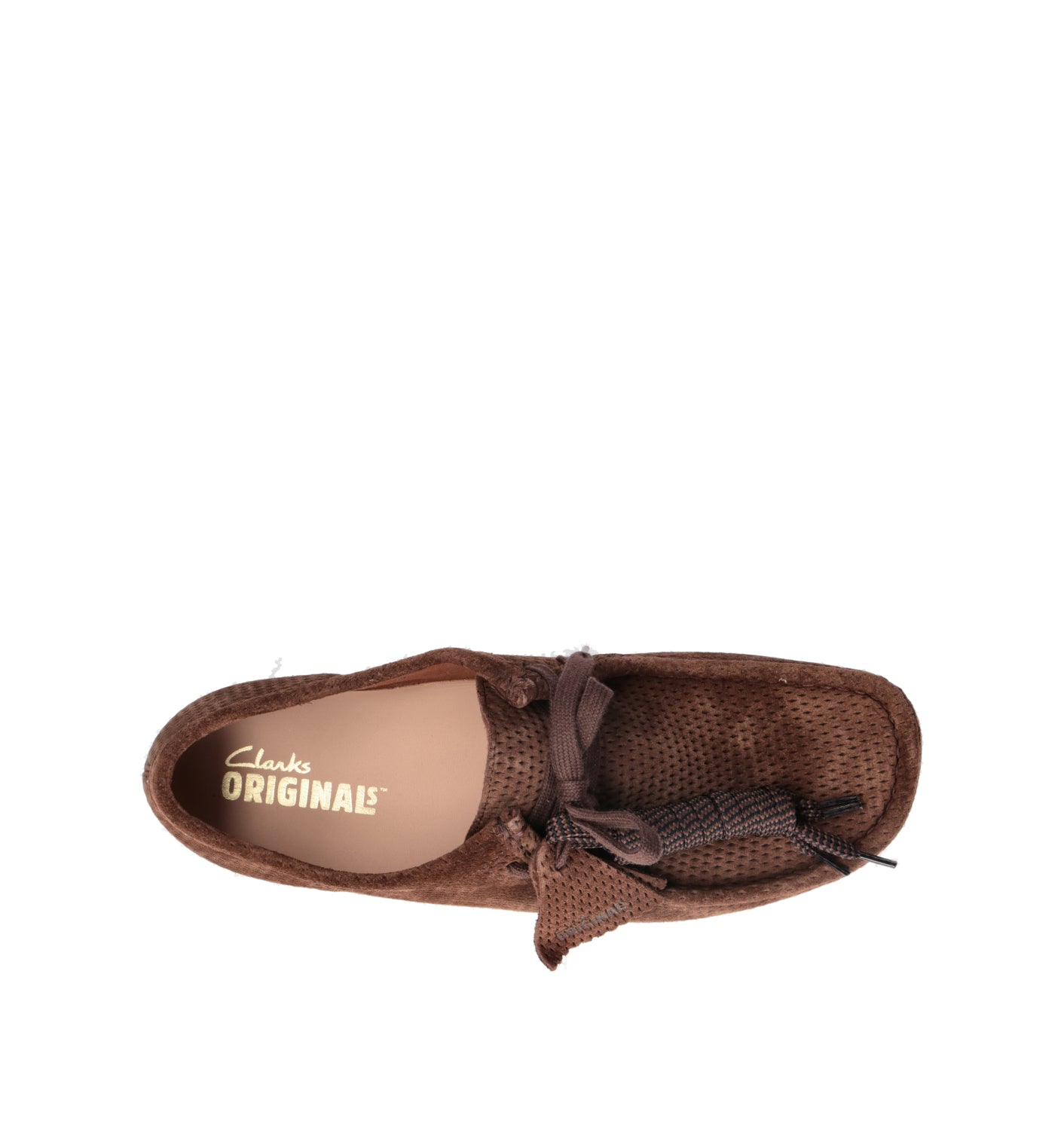 CLARKS ORIGINALS WALLABEE Mocassino uomo marrone in suede