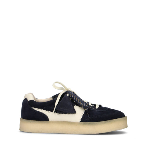 CLARKS ORIGINALS TOR 80 Sneaker uomo blu/panna in suede