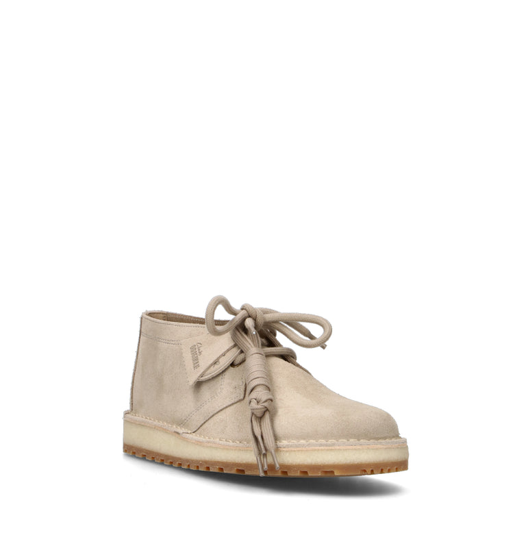 CLARKS ORIGINALS DESERT HUNTER Polacco uomo beige in suede