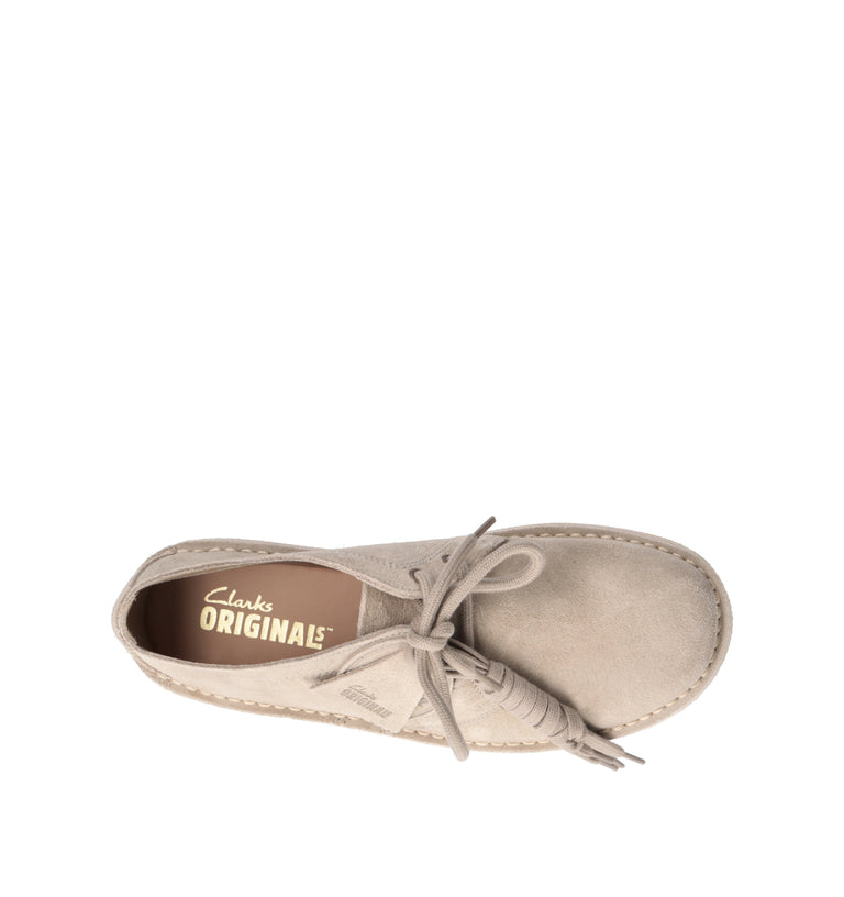 CLARKS ORIGINALS DESERT HUNTER Polacco uomo beige in suede