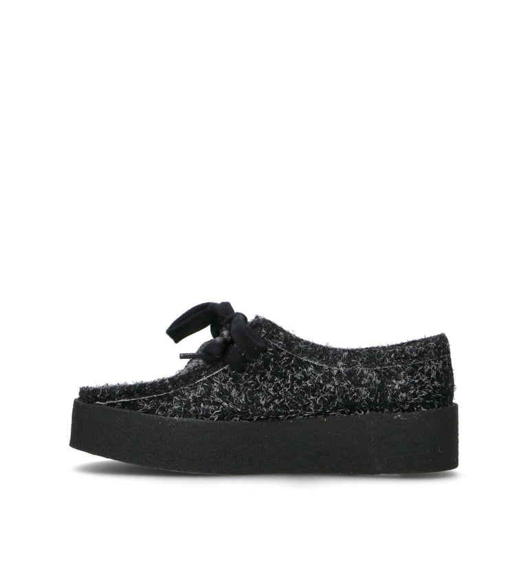 CLARKS ORIGINALS WALLABEE CUP Mocassino donna nero in suede