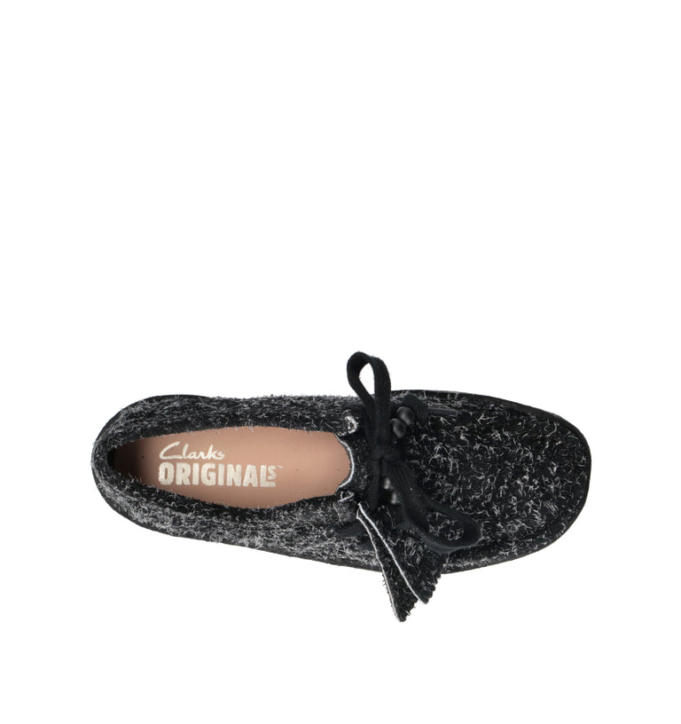 CLARKS ORIGINALS WALLABEE CUP Mocassino donna nero in suede