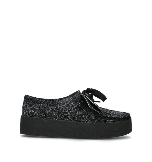 CLARKS ORIGINALS WALLABEE CUP Mocassino donna nero in suede