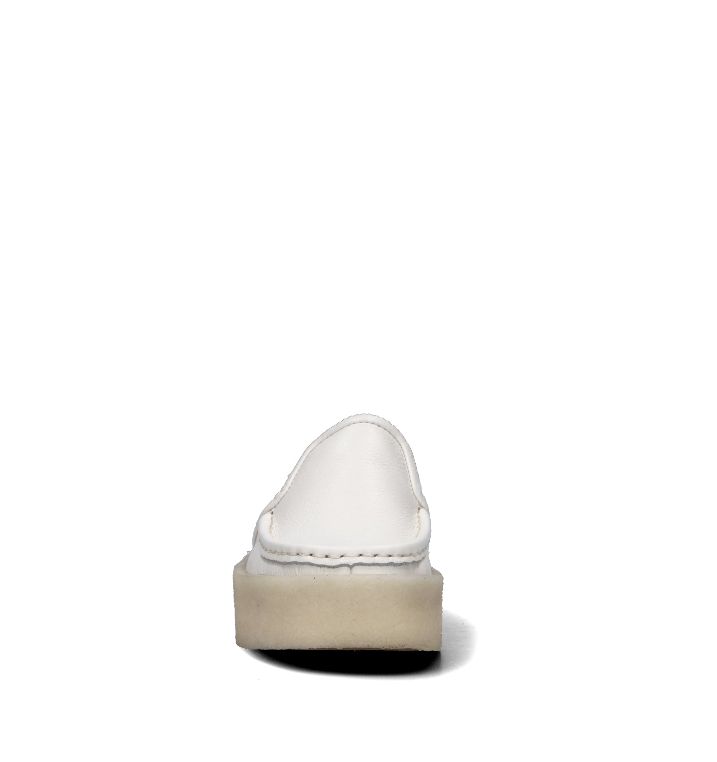 CLARKS ORIGINALS WALLA CUP SLIP Mocassino donna bianco in pelle