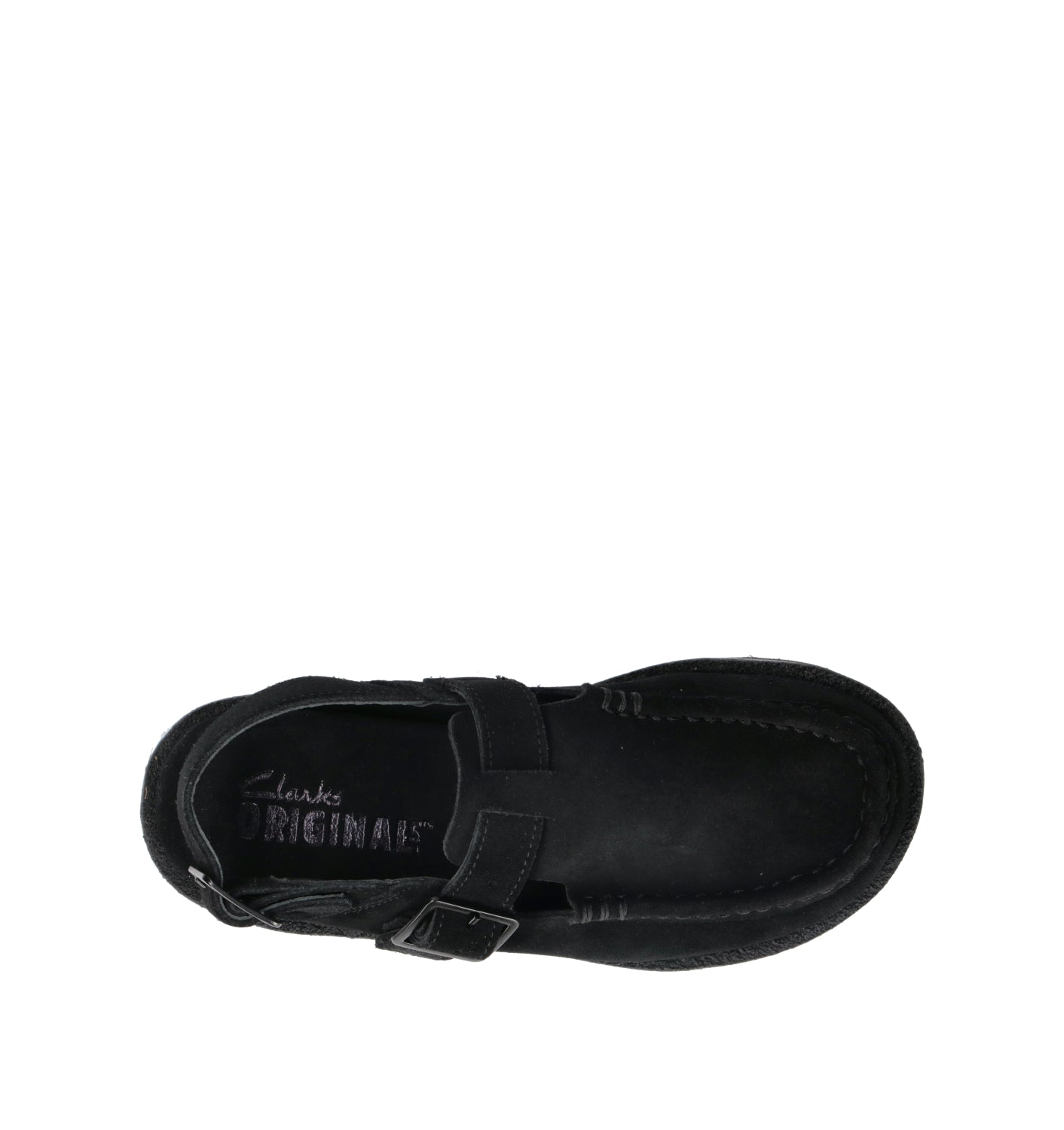 CLARKS ORIGINALS MEARE EASY Sabot donna nera in suede