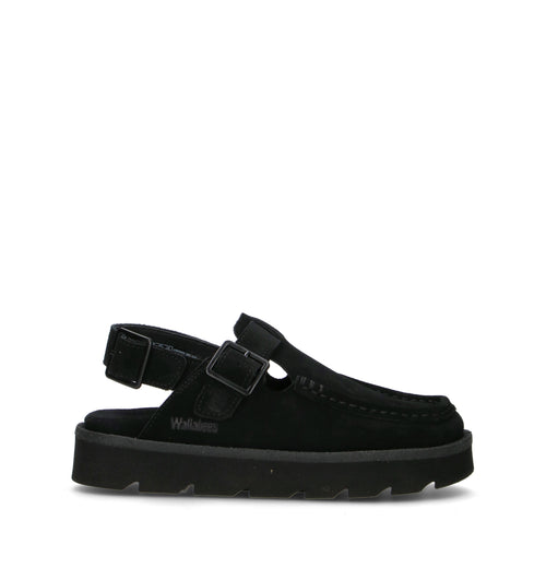 CLARKS ORIGINALS MEARE EASY Sabot donna nera in suede