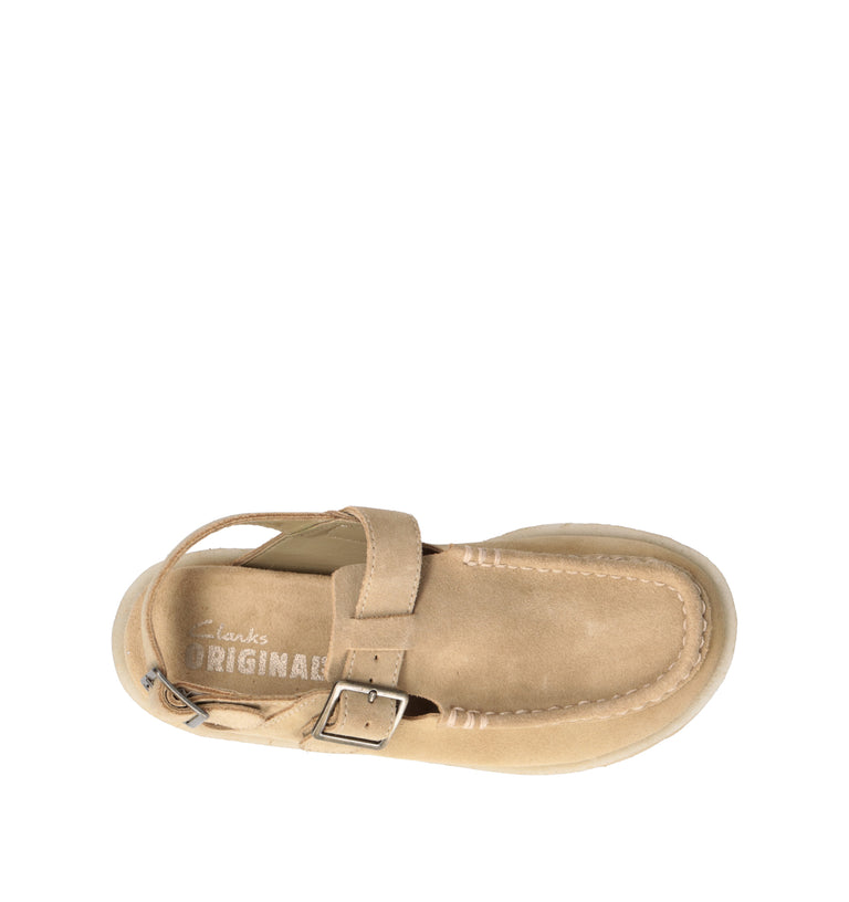 CLARKS ORIGINALS MEARE EASY Sabot donna beige in suede