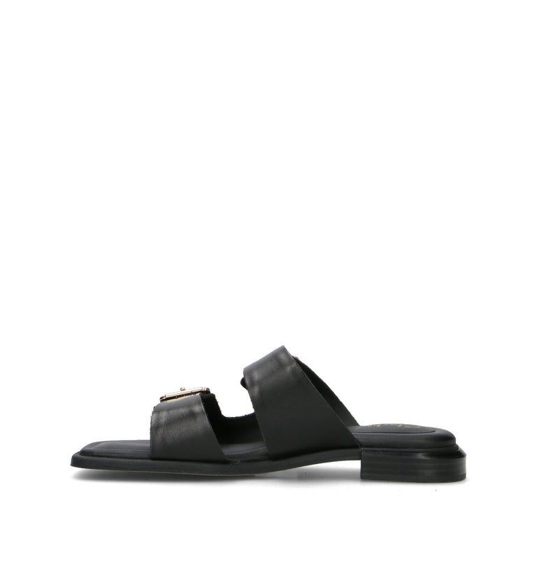 CLARKS CORE ARIANY BAY Ciabatta donna nera in pelle