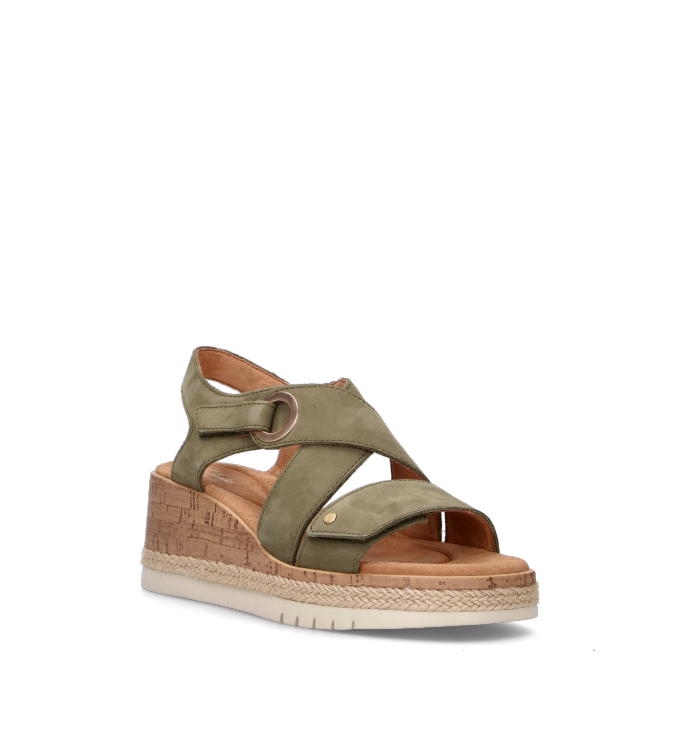 CLARKS CORE KIDIKI SUN Sandalo donna salvia in nabuk