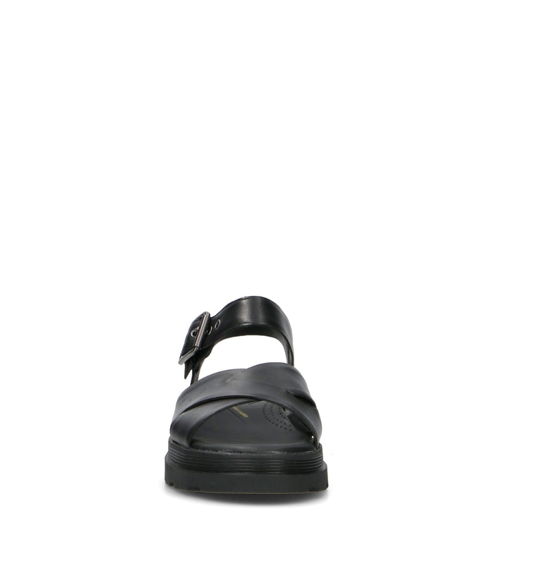 CLARKS CORE ORINOCO3 CROSS Sneaker donna nera in pelle