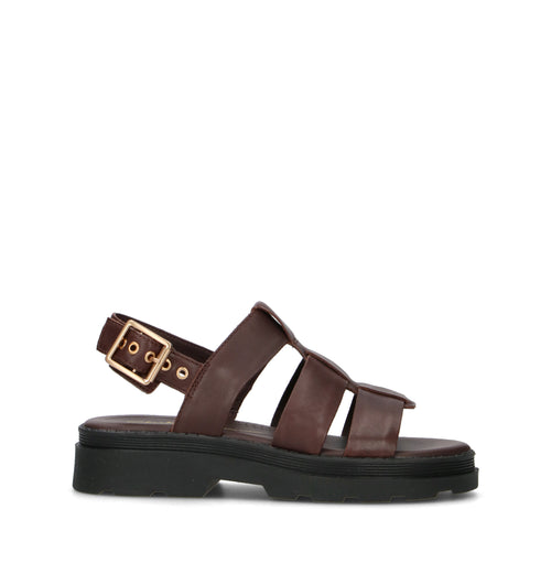 CLARKS CORE ORINOCO3 STRAP Sandalo donna marrone in pelle