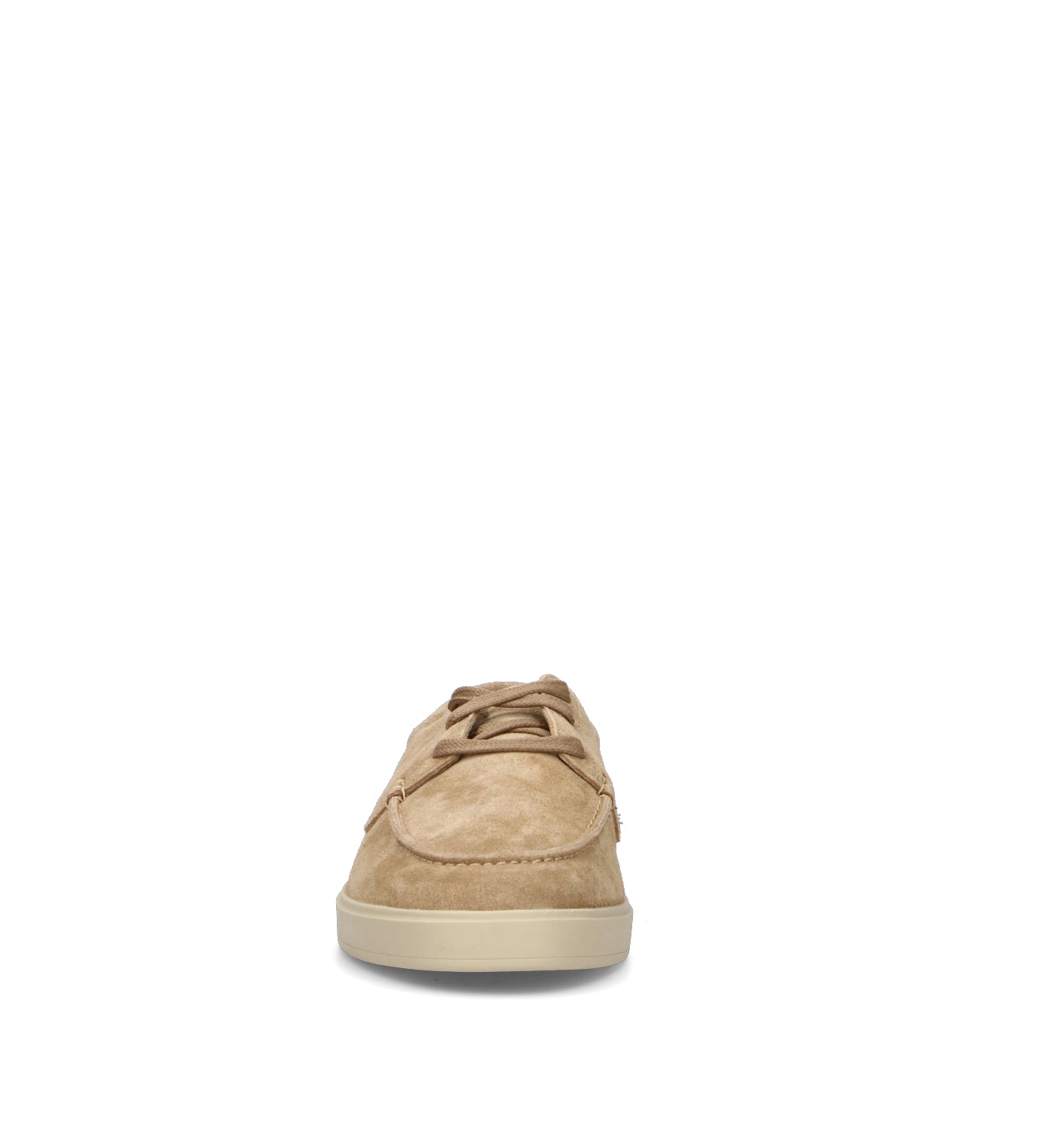 CLARKS CORE LOCKFORD BOAT Stringata uomo beige in suede
