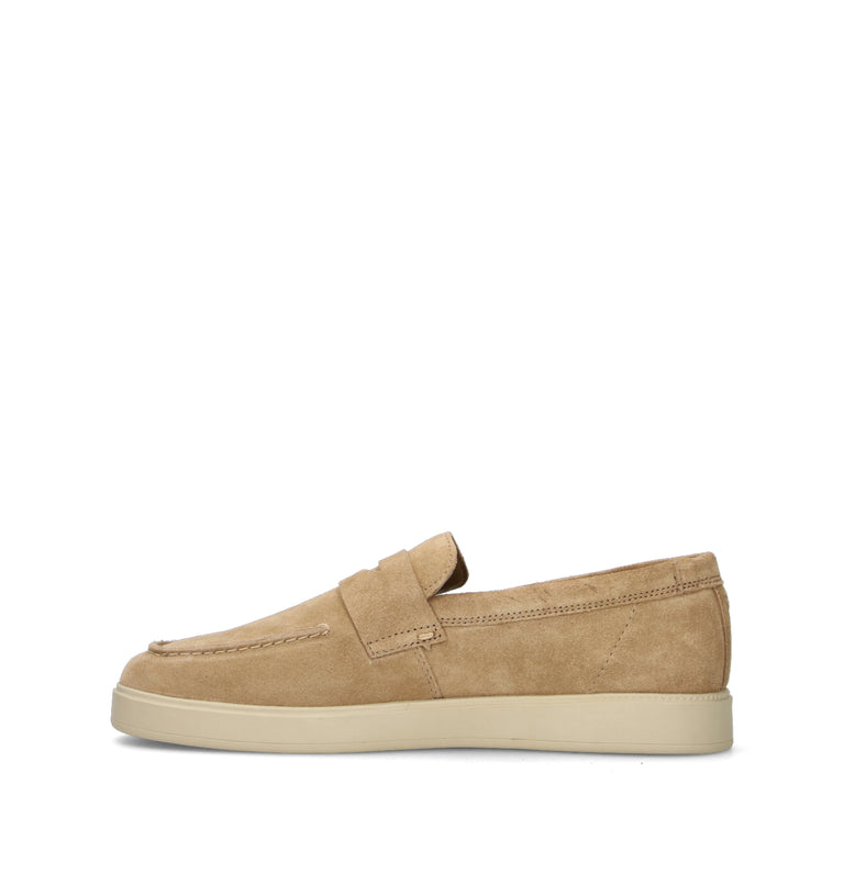 CLARKS CORE LOCKFORD EASY Mocassino uomo beige in suede