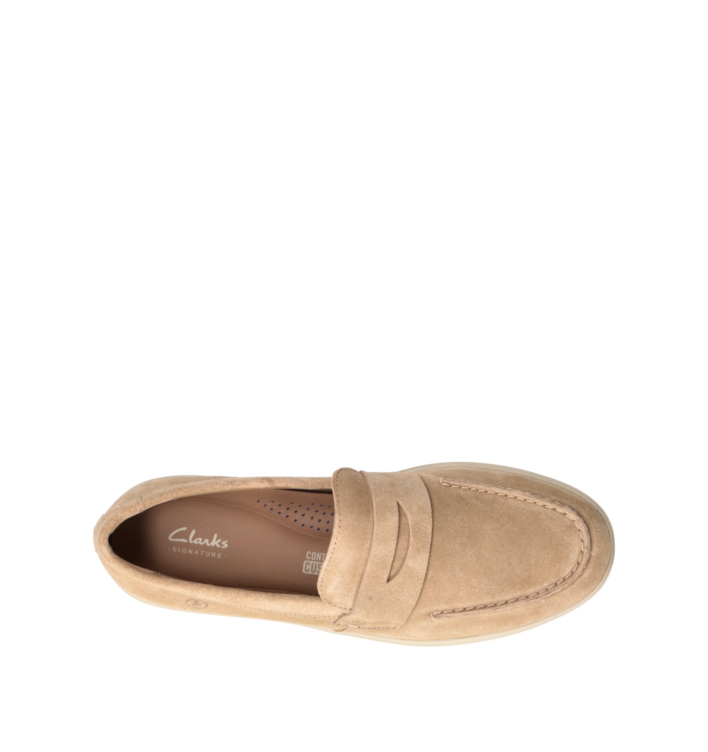 CLARKS CORE LOCKFORD EASY Mocassino uomo beige in suede