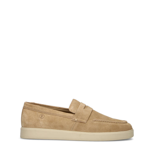 CLARKS CORE LOCKFORD EASY Mocassino uomo beige in suede