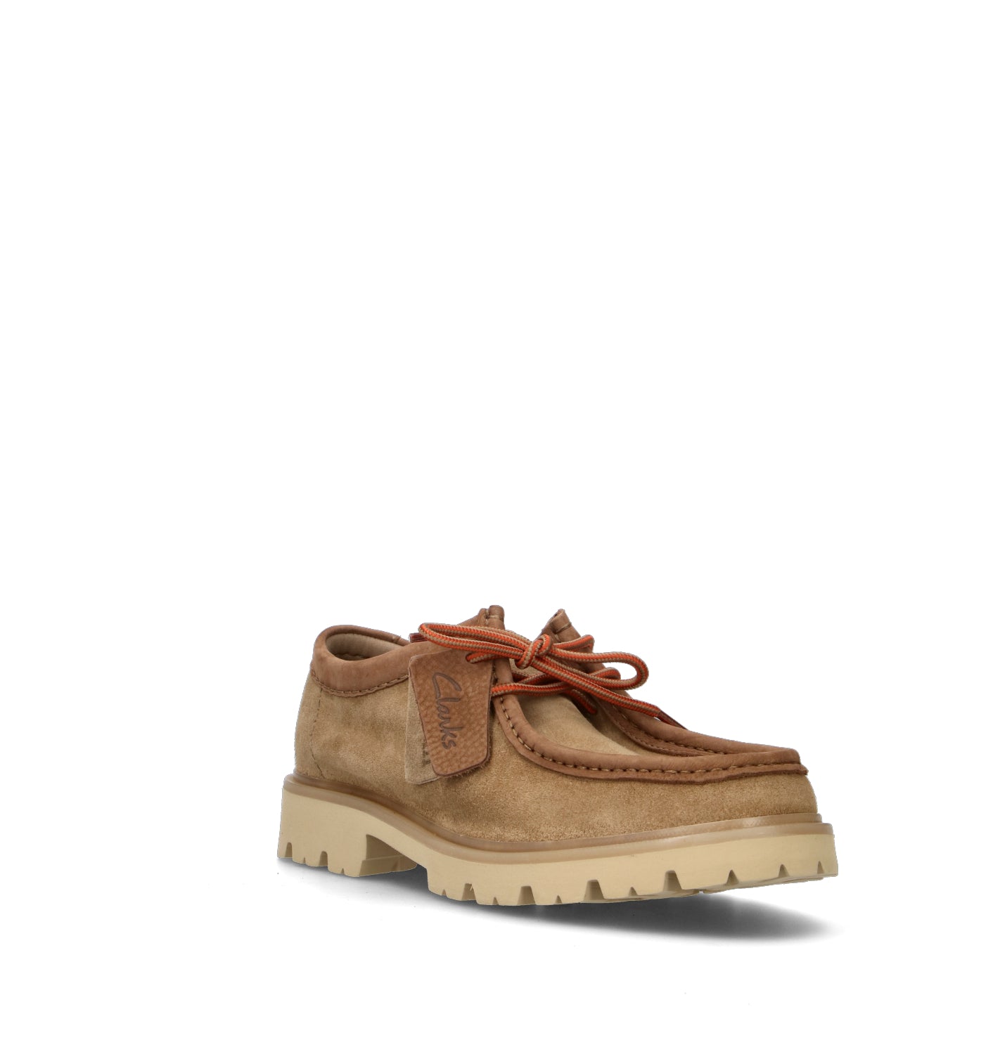 CLARKS CORE CLEYHILL SEAM Mocassino uomo beige in suede