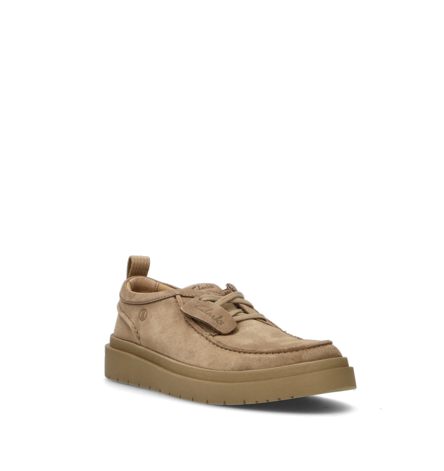 CLARKS CORE POLDEN MOC Mocassino donna beige in suede