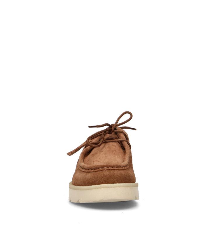 CLARKS ORIGINALS MEARE WALLA Mocassino uomo marrone in suede