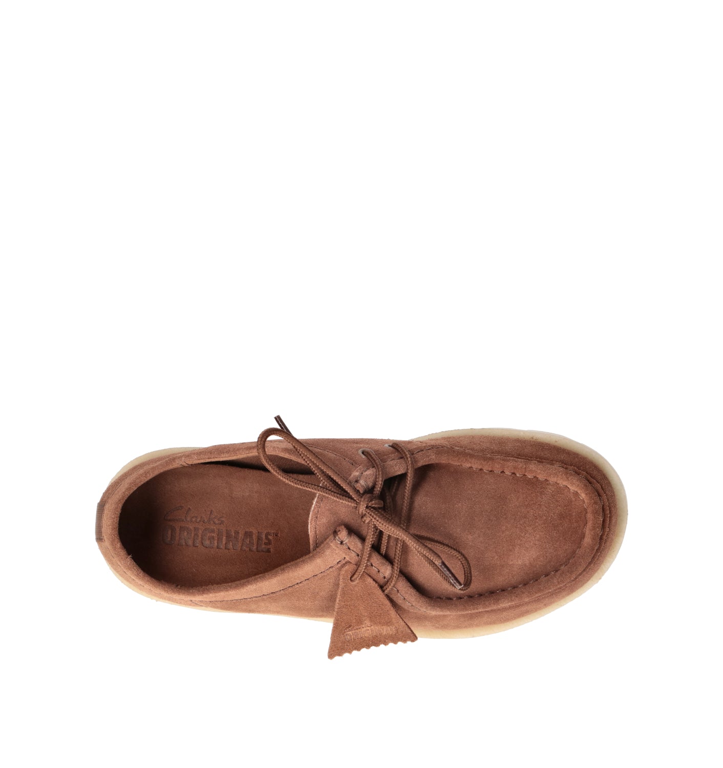 CLARKS ORIGINALS MEARE WALLA Mocassino uomo marrone in suede