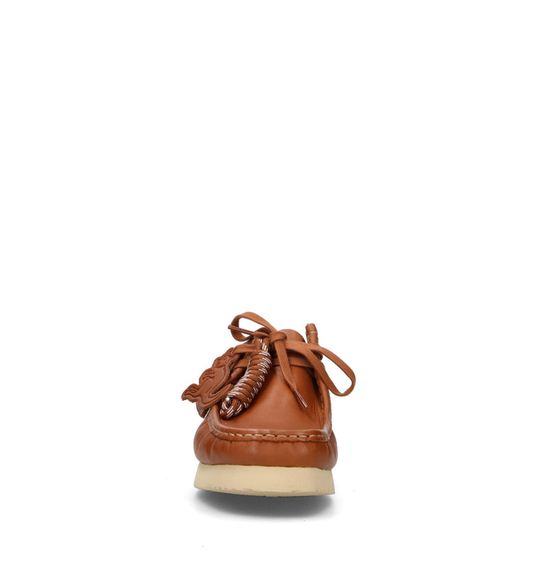 CLARKS ORIGINALS WALLABEE 2604 Mocassino uomo marrone in pelle