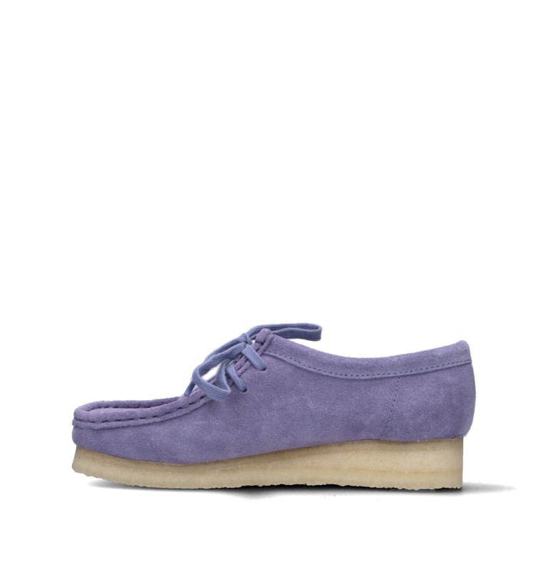 CLARKS ORIGINALS WALLABEE Mocassino donna viola in suede