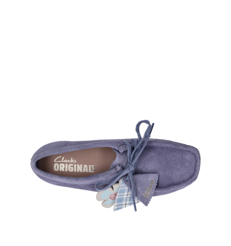 CLARKS ORIGINALS WALLABEE Mocassino donna viola in suede