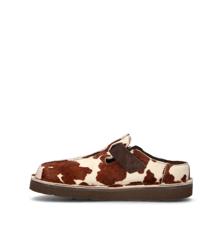 CLARKS CORE SOLSBURY MULE Sabot donna cow in cavallino